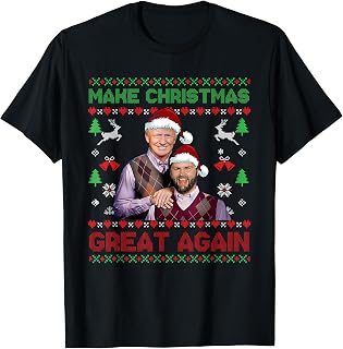 Trump Vance Shirt Brothers Make Christmas Great Again Santa T-Shirt