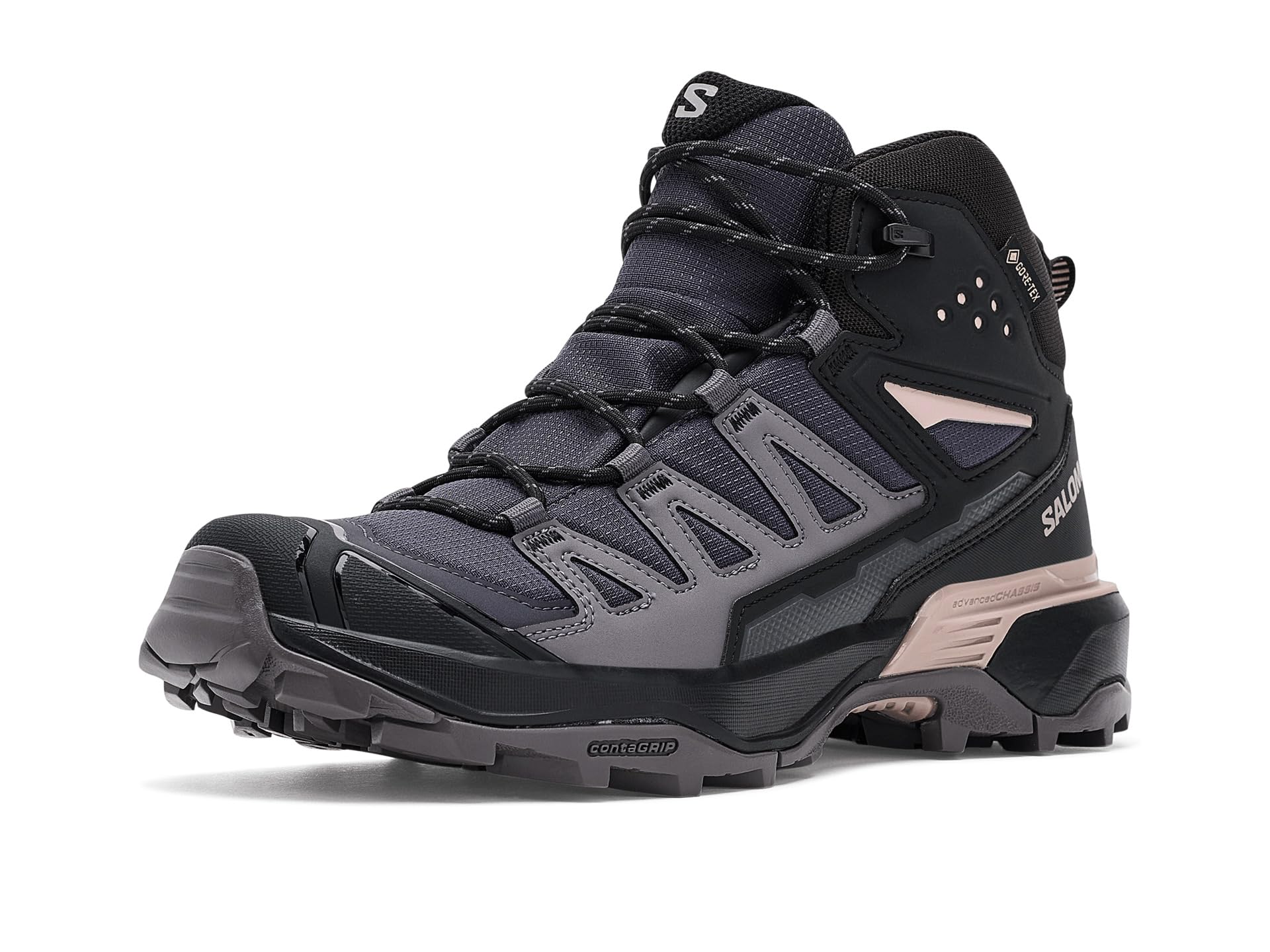 Salomon X Ultra 360 Mid Gore-tex Women's Trekking Shoes, Nove Iron, 6.5