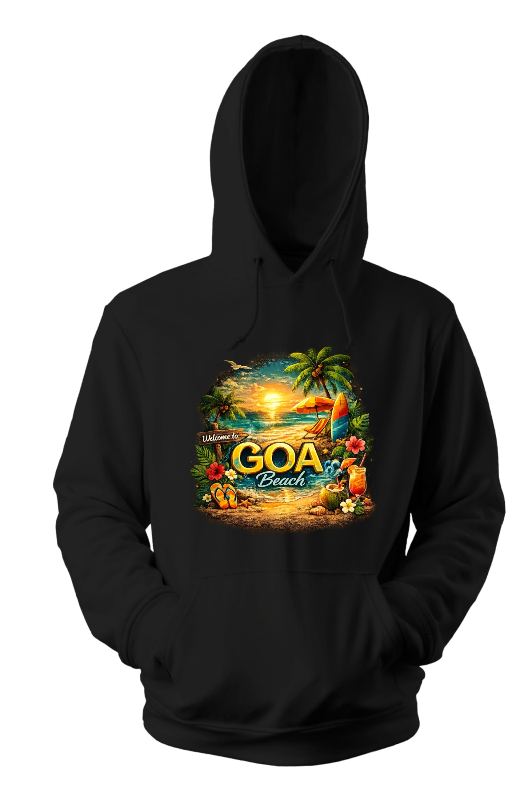 Goa Beach Travelling Printed Hoodie Sweatshirt| for Men & Women-image-25