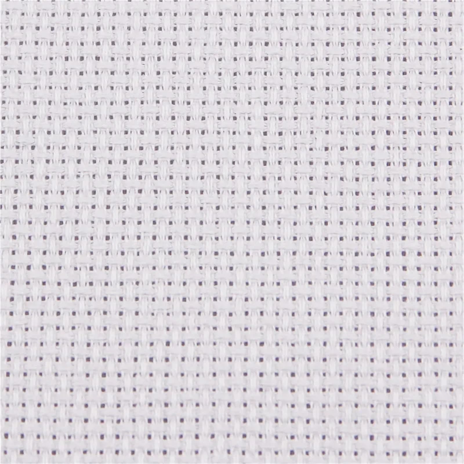 Tkanina do haftu, Tkanina do haftu krzyżykowego 14CT, biała, płótno Aida robótek ręcznych, rękodzieła DIY(100x145cm)