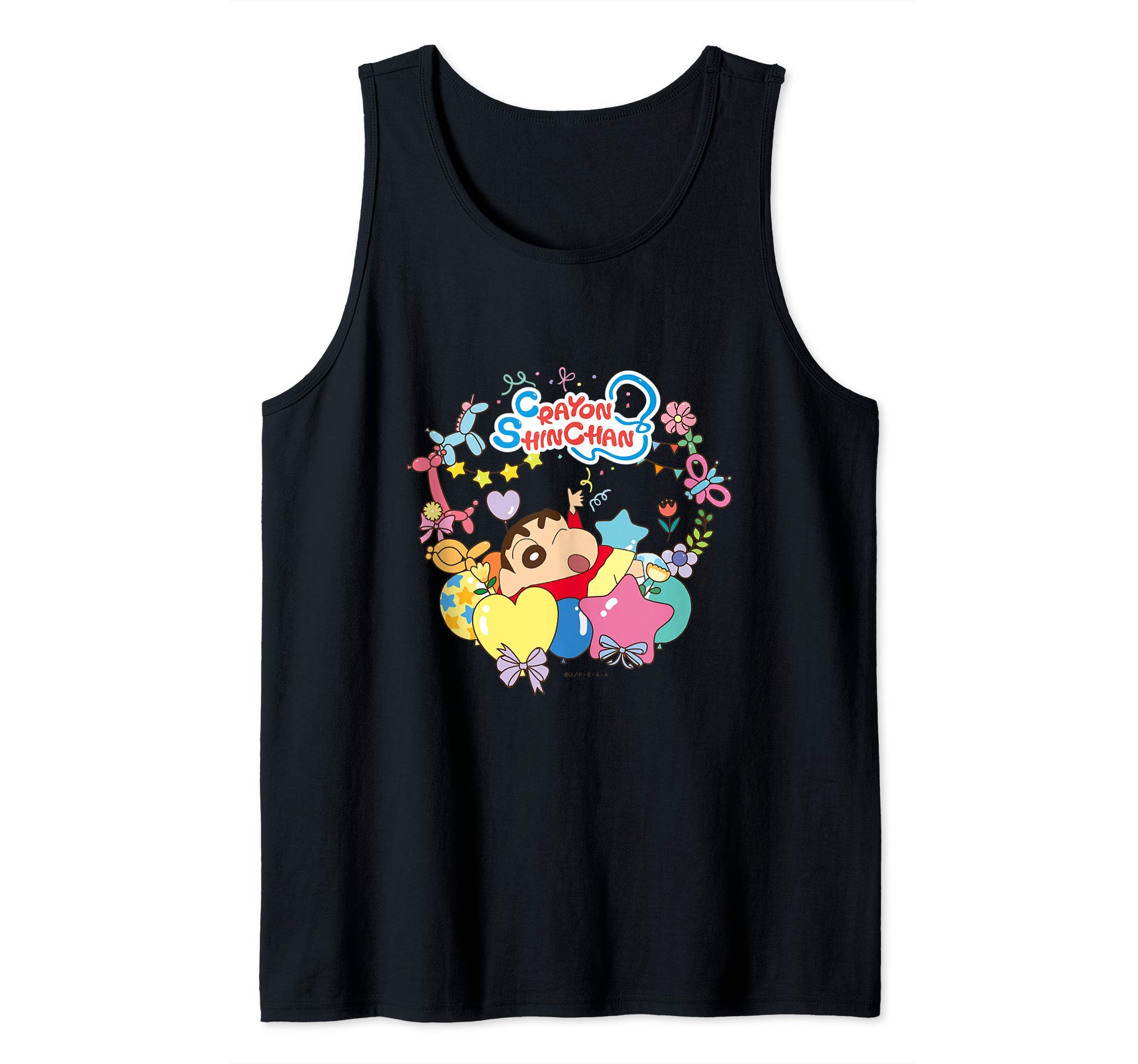 Crayon Shin-chan Party time for Shin-chan and balloons Tank Top