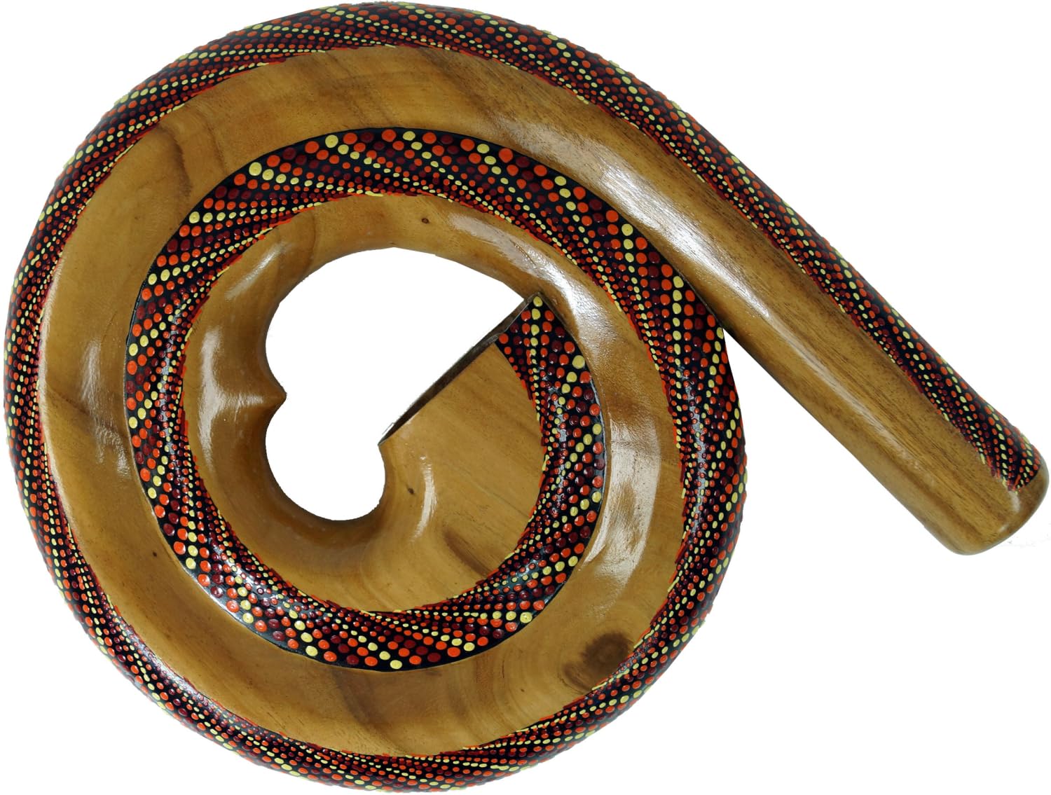 Guru-Shop Didgeridoo Rond (bois) - Modèle 3, Marron, 28x30x4,5 cm, Instruments de Musique