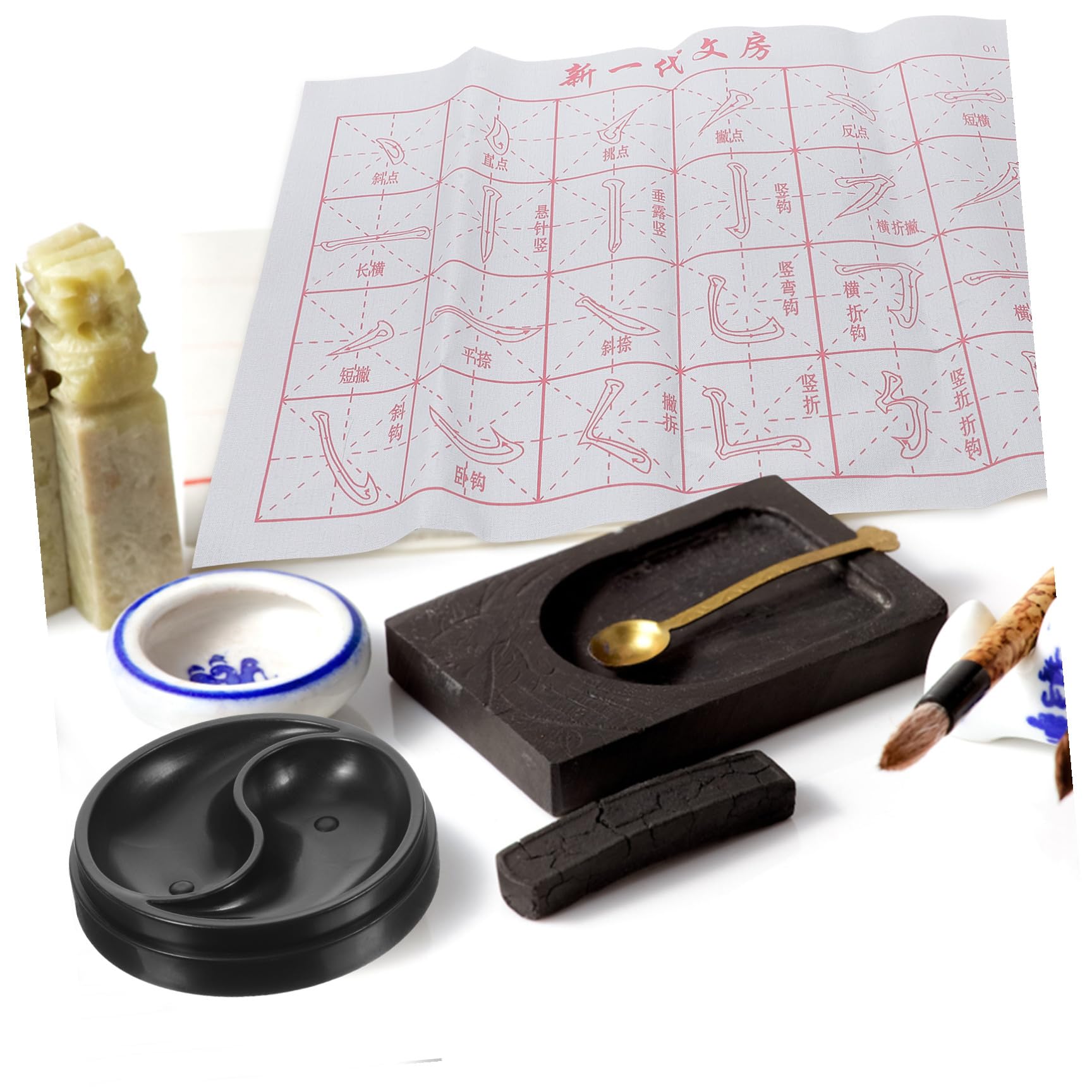 Tofficu Juego de Caligrafía para Principiantes de 1 Set Caja
