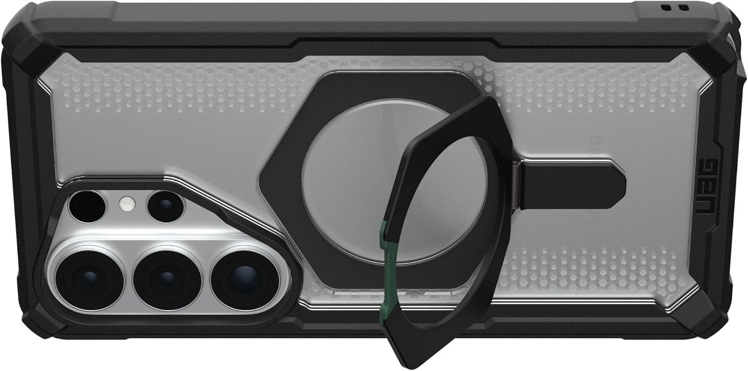 URBAN ARMOR GEAR UAG for Samsung Galaxy S26 Ultra Case 6.9" with Kickstand Plasma XTE - Magnetic Charging Compatible Transparent Rugged Military Drop Tested Protective Cover, Black/Clear