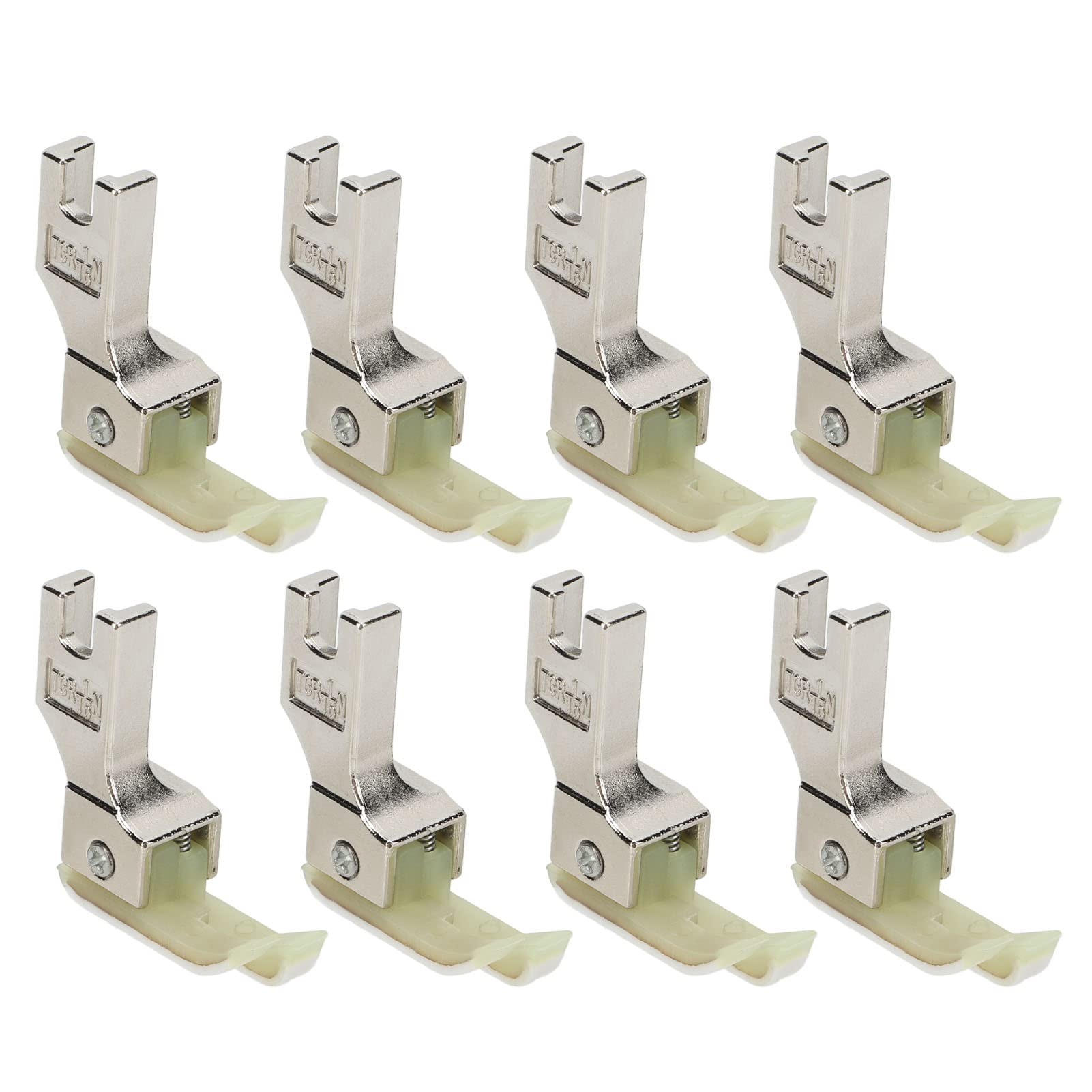 SDGBCXD Sewing machine presser foot, 8Pcs Sewing Machine Presser Foot Anti Wear Resistant TCR1/16N for Industrial