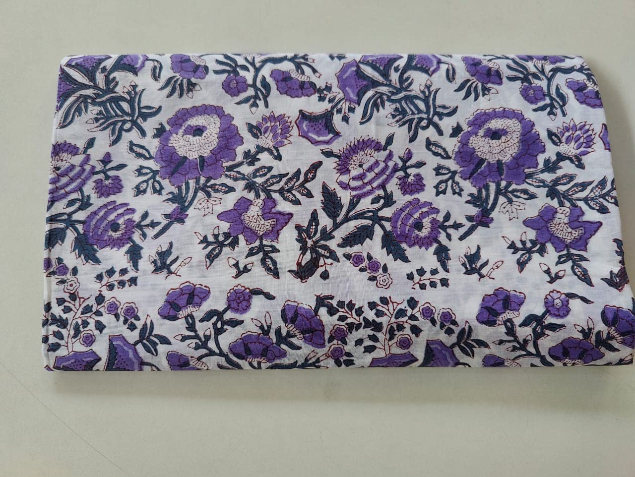 Kalap Floral Printed Cotton Cloth Materiel Indian Cotton Hand Block Print Fabric Running Jaipuri Hand Block Printed Women Dress Material Kurtis Natural 44" Inches Width 2.5 Meter (Desigh 17)-picture-41