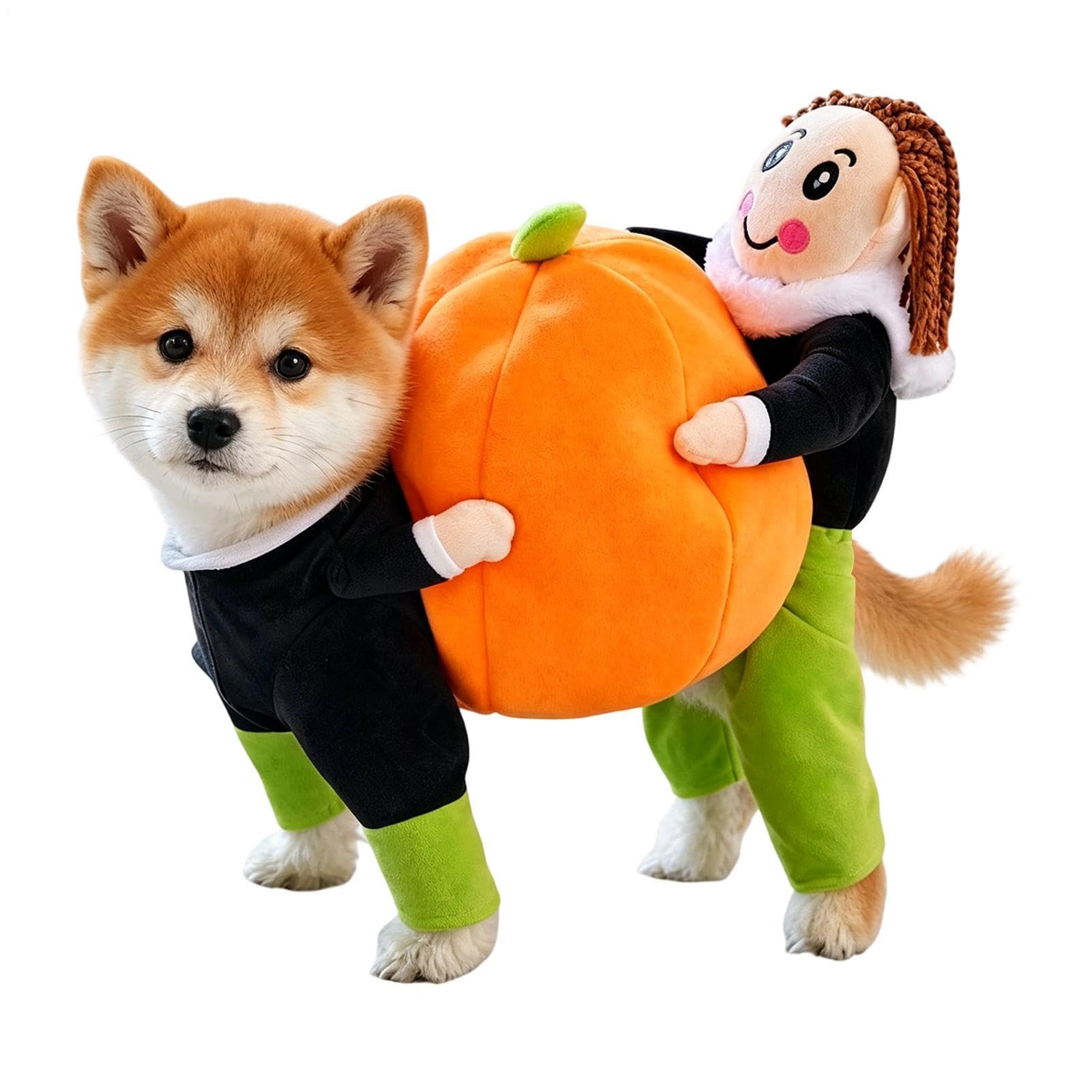 Halloween-Hundekostüme Lustige, weiche Kürbis-Verkleidungs-Outfits für | Halloween-Hunde-Outfits für tägliche Unterhaltung, Straßenparaden, Themenveranstaltungen und Rollenspiel-Aktivitä