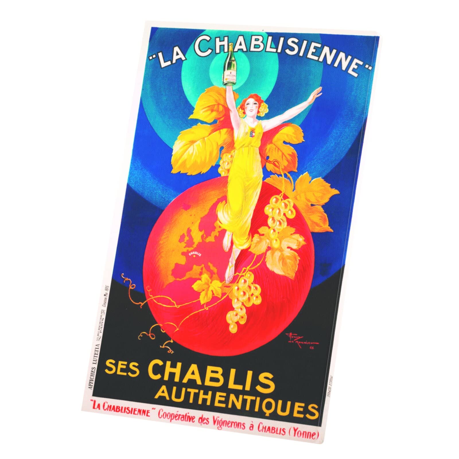 Tableau Décoratif Chablis Chablissienne Affiche Vintage 30x47cm - 5