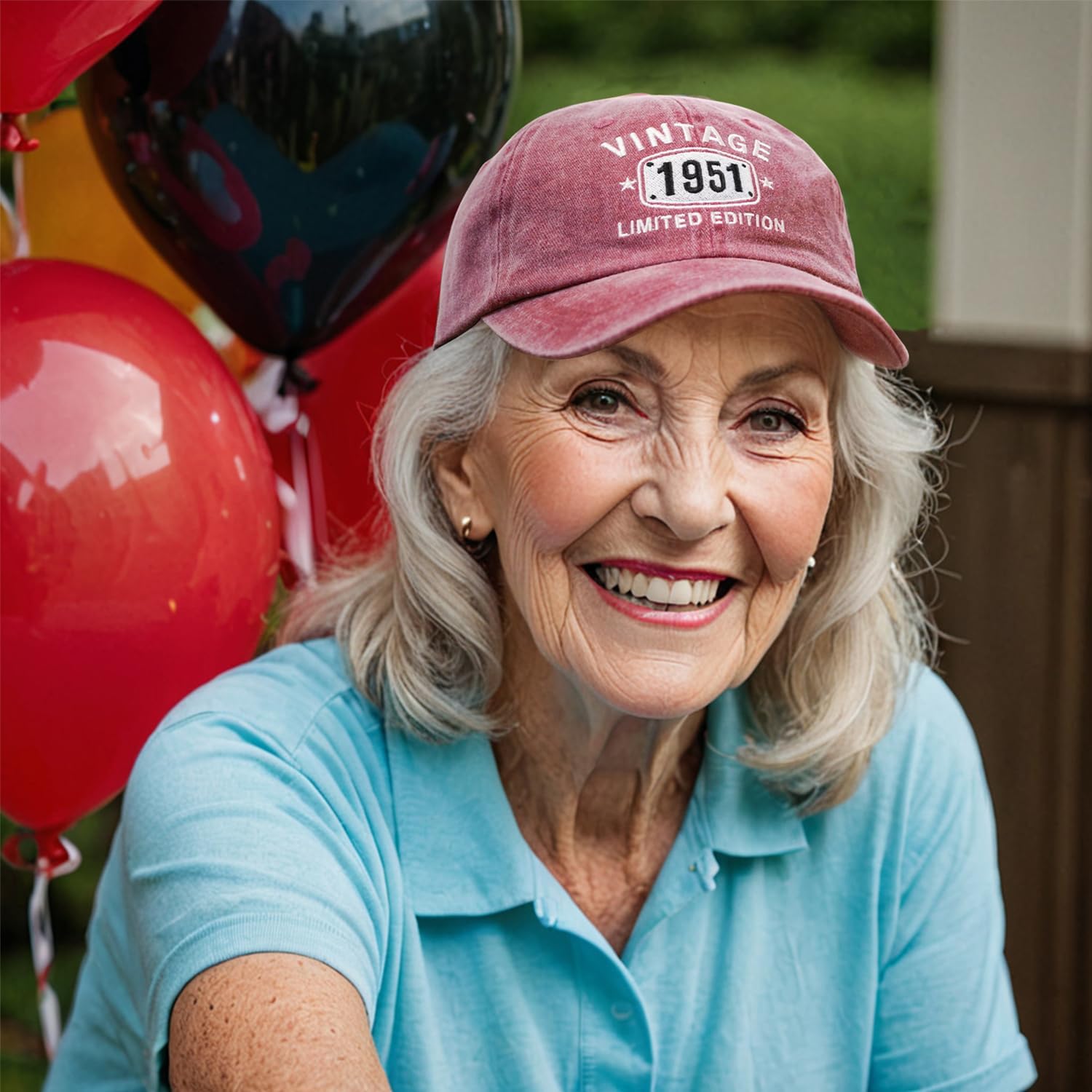 75th Birthday Gifts for Men Women 1950 Vintage Hats Embroidered Baseball Cap - Image 6