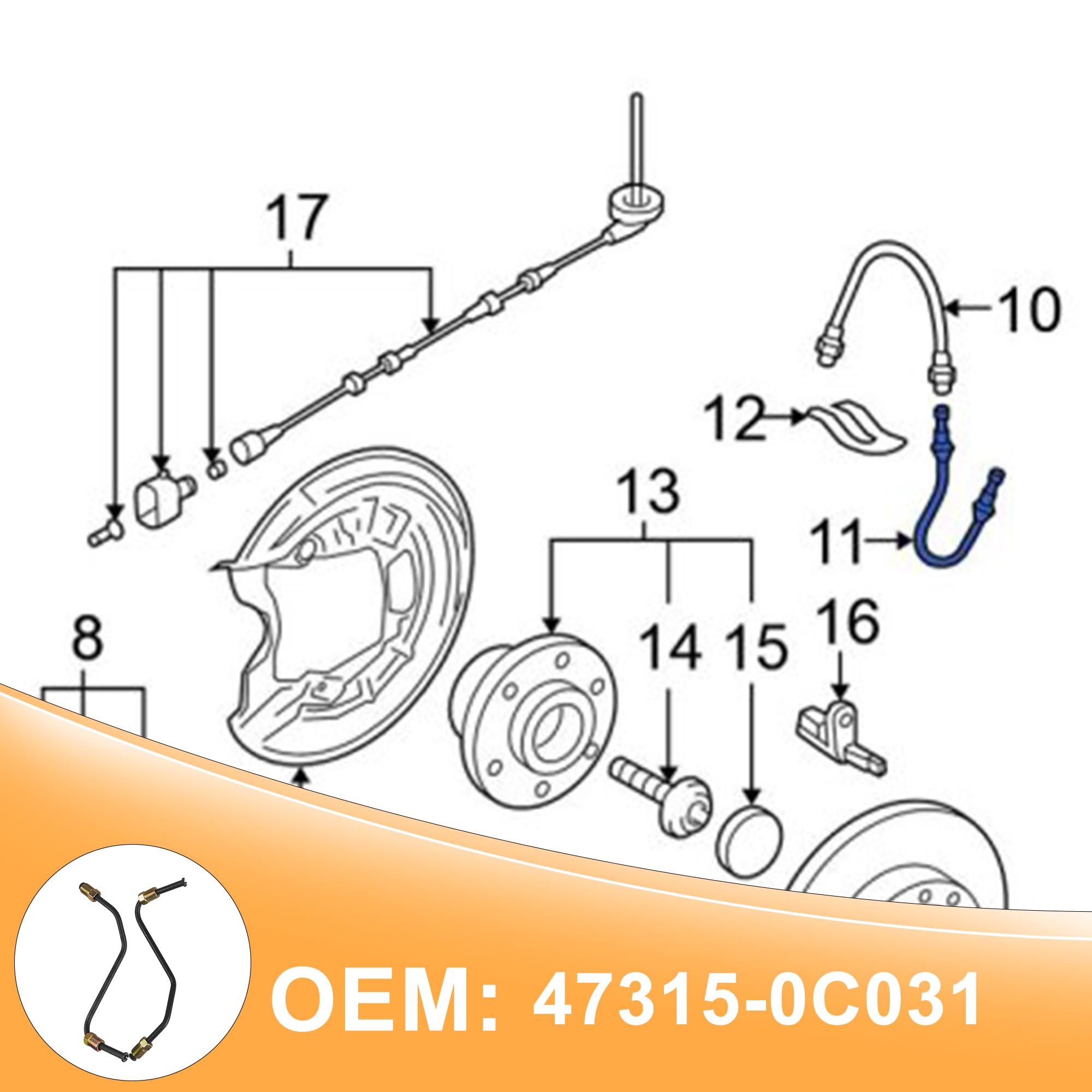Dirt King Performance Lower Control Arm, 2007-2021 Tundra - AccuTune - View #8