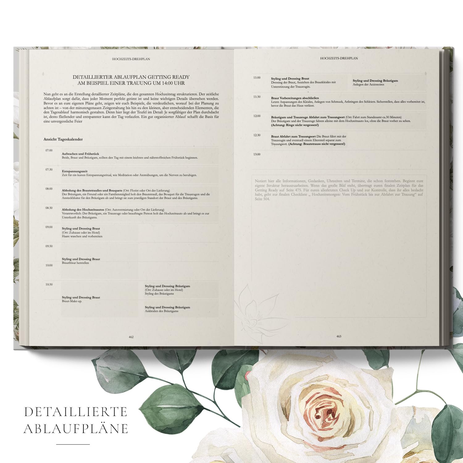 UNSER HOCHZEITSPLANER: Professionelles Arbeitsbuch mit ausführlichem Ratgeber, Memorykeeper auf 540 Seiten DIN A4 Hardcover - inklusive umfangreicher ... für eigene Kreativität (HOCHZEIT ESSENTIALS)