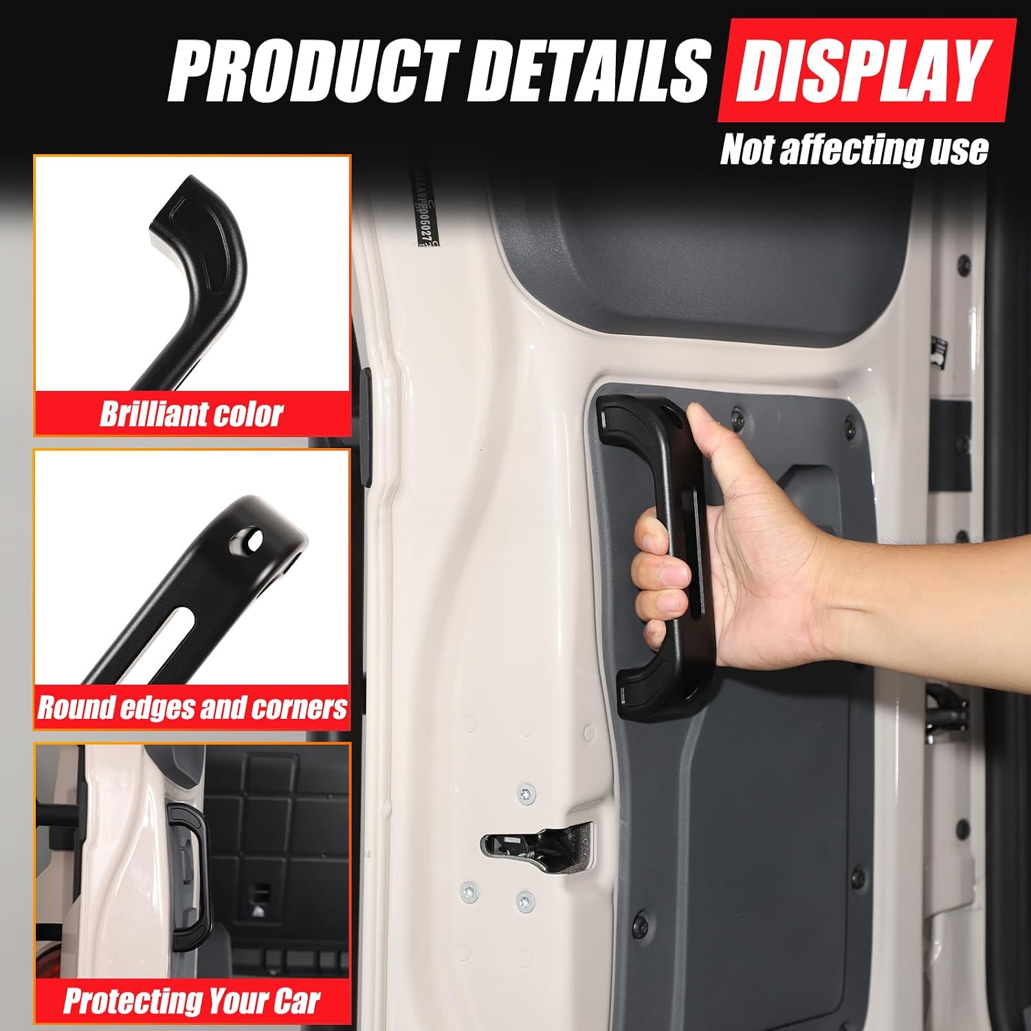 Tailgate Handle Compatible with INEOS Grenadier 2020-2026 Black Aluminum image 4