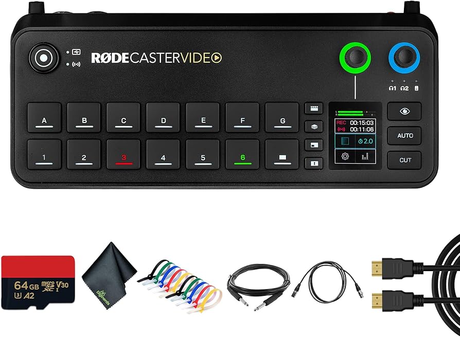 Amazon.com: RODECaster Video All-in-One Production Console + 64GB