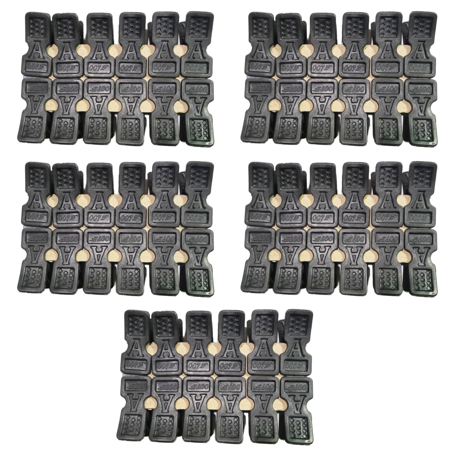 Variety Zone's MIRA Super Strong Grip Cloth Pin,Clip Chimti, Pegs Color Matt Black Large Size Pack of 60 Pieces