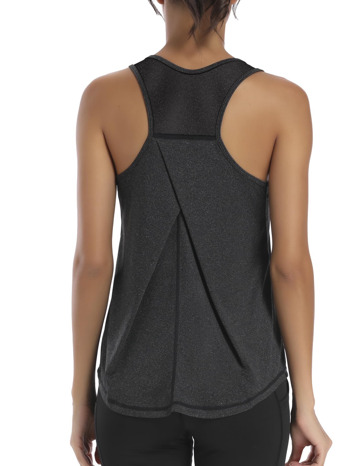 Dawnrole Gym Tops für Frauen ärmellose Yoga Fitness Shirts Racerback Sport Top Frauen