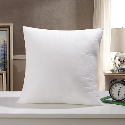 Clasiko Micro Fibre Cushion Fillers (White, 22x22 Inches)