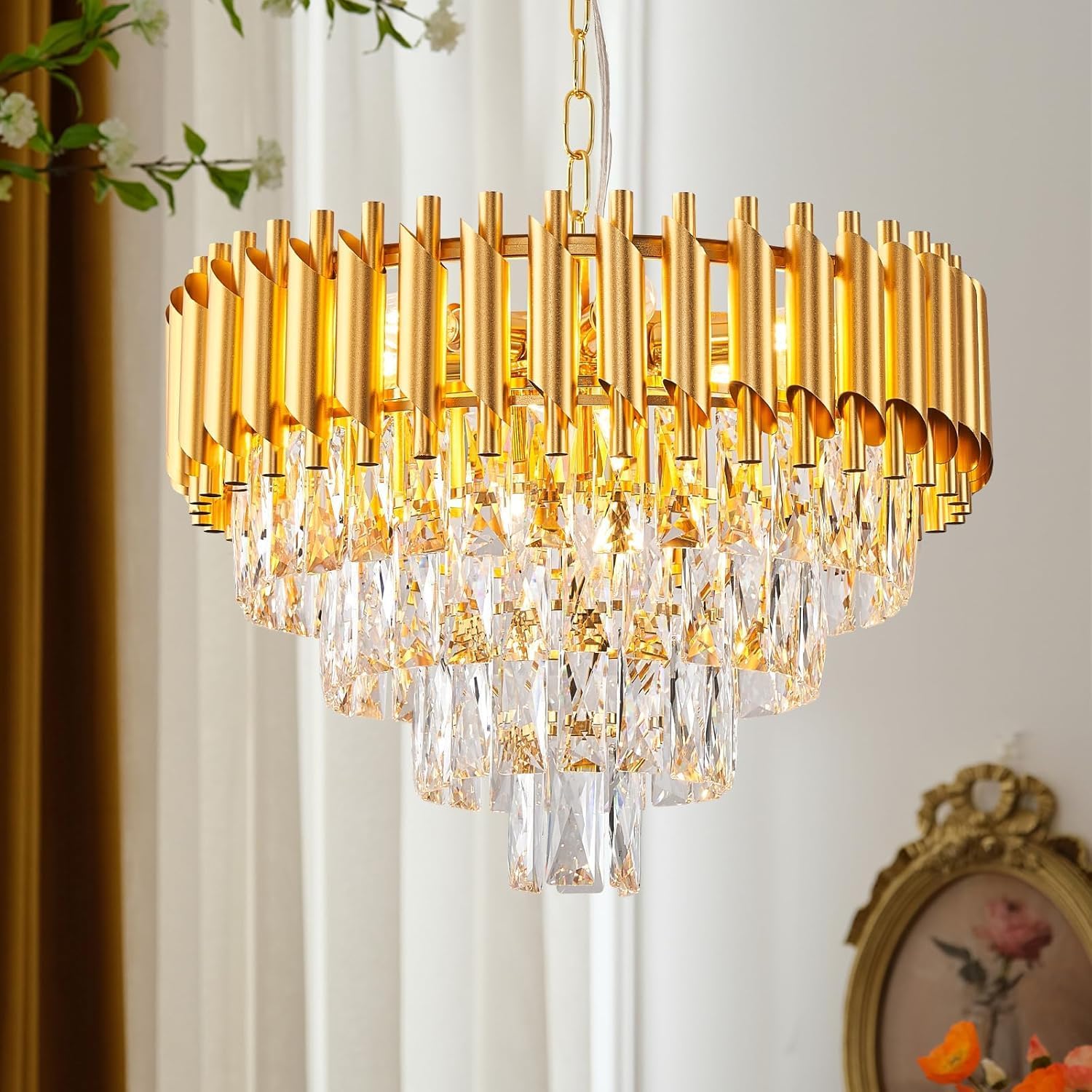 Desidiya Crystal Chandelier - Luxury Lighting -11