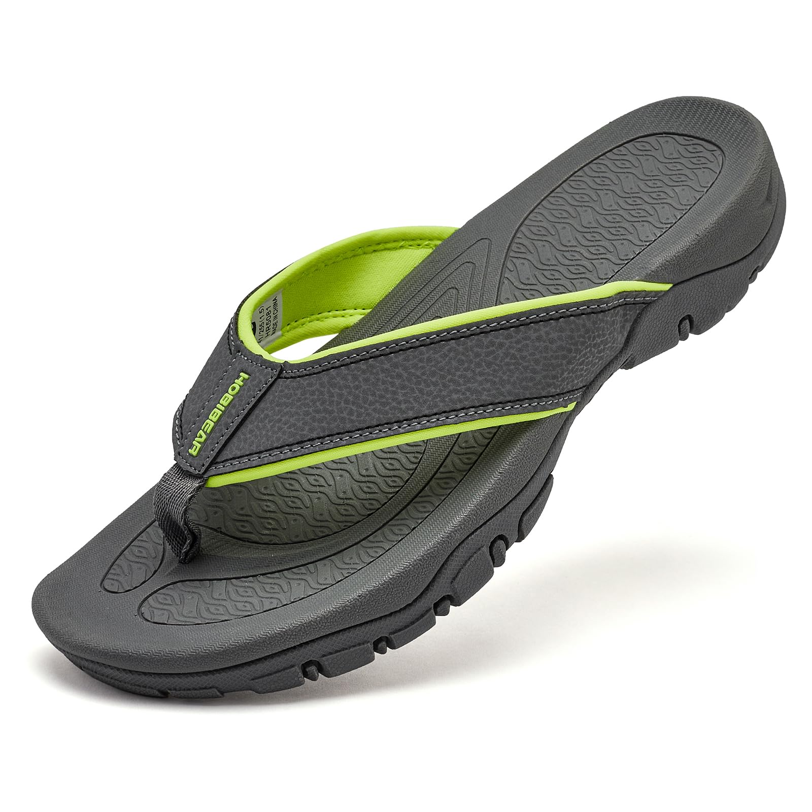 GUBARUN Mens Sport Flip Flops Comfort Casual Thong Sandals Outdoor