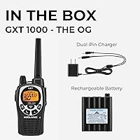 Vista 6 de Midland, radio consumidor GXT1000AZ, radio de dos vías, GMRS, 50 canales, 36 millas, paquete individual, Paquete individual, individual paquete