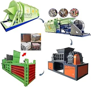 Mixed Waste Sorting Machine for Municipal Solid Waste MSW Solid Waste Sorting Shredding and Packaging Production Line