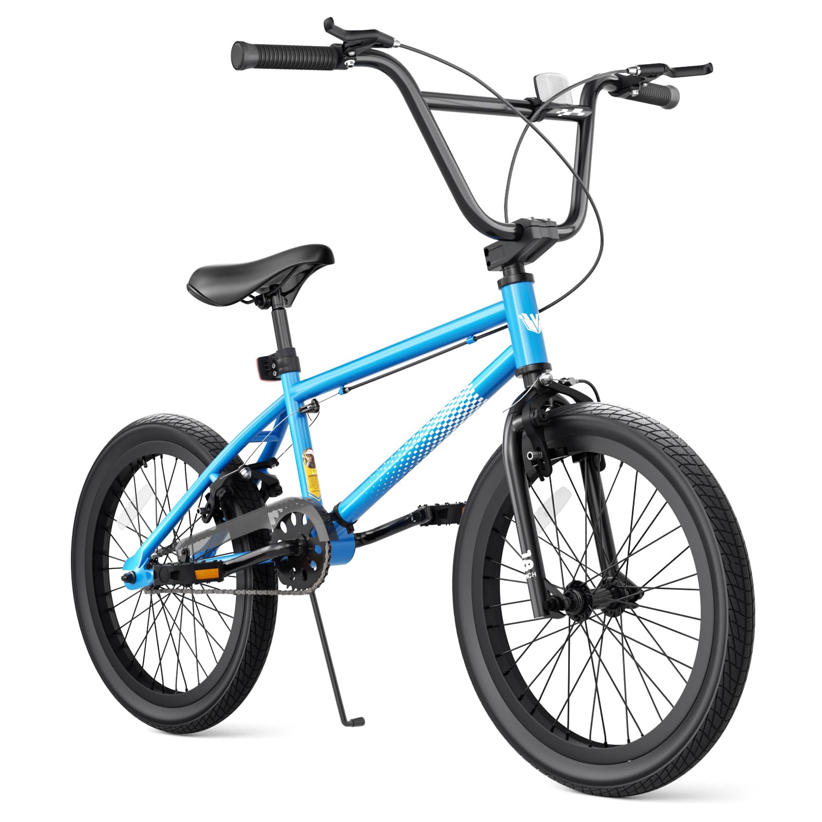 67i Boys BMX Bike 8-12 Years 18"/20" | 4 Steel Pegs, U-Brakes, Adjustable Seat & Hi-Ten Steel Frame | Lightweight 2.35" Tires for Park & Street Riding