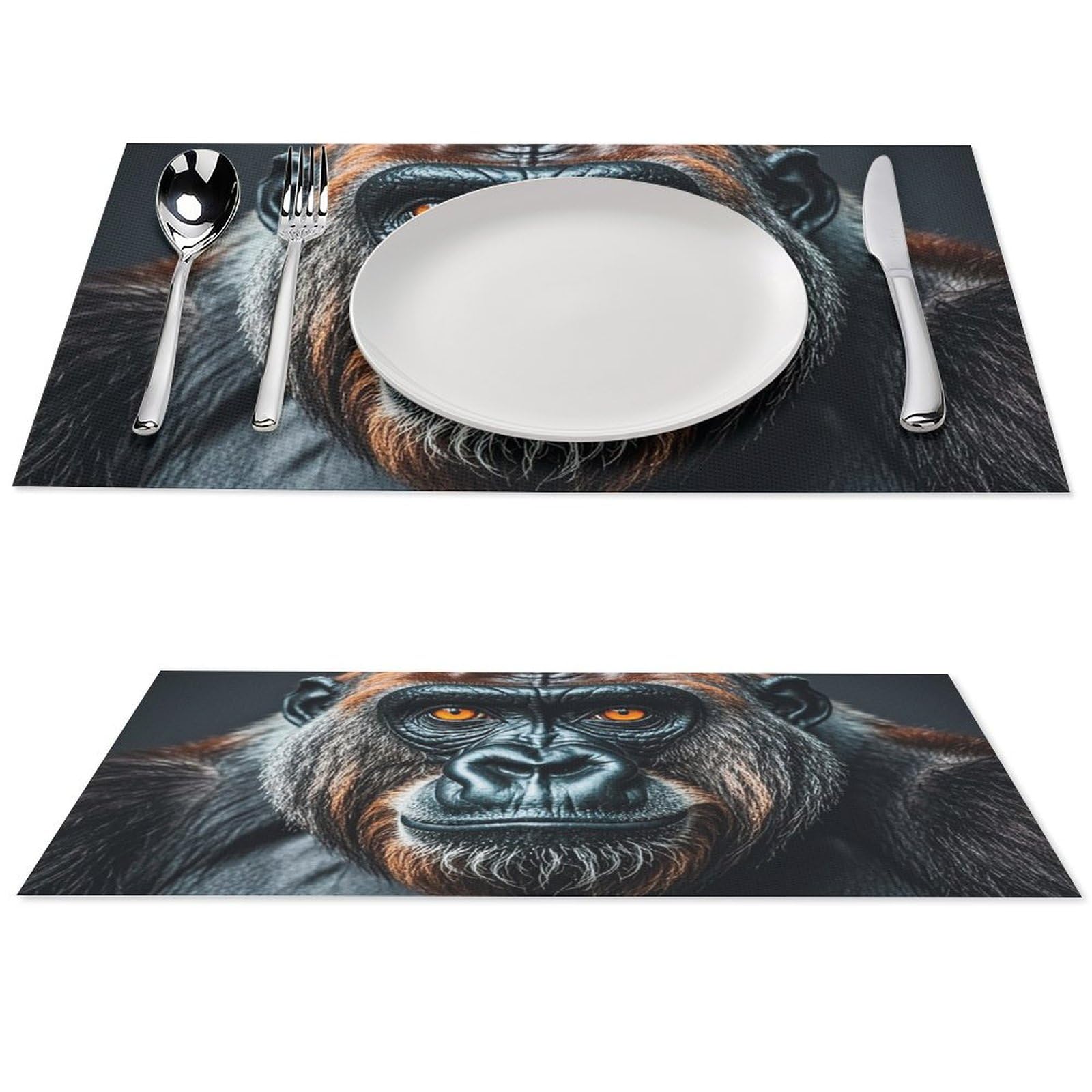 Set de table en PVC de qualité supérieure GorillaTable en vinyle tissé