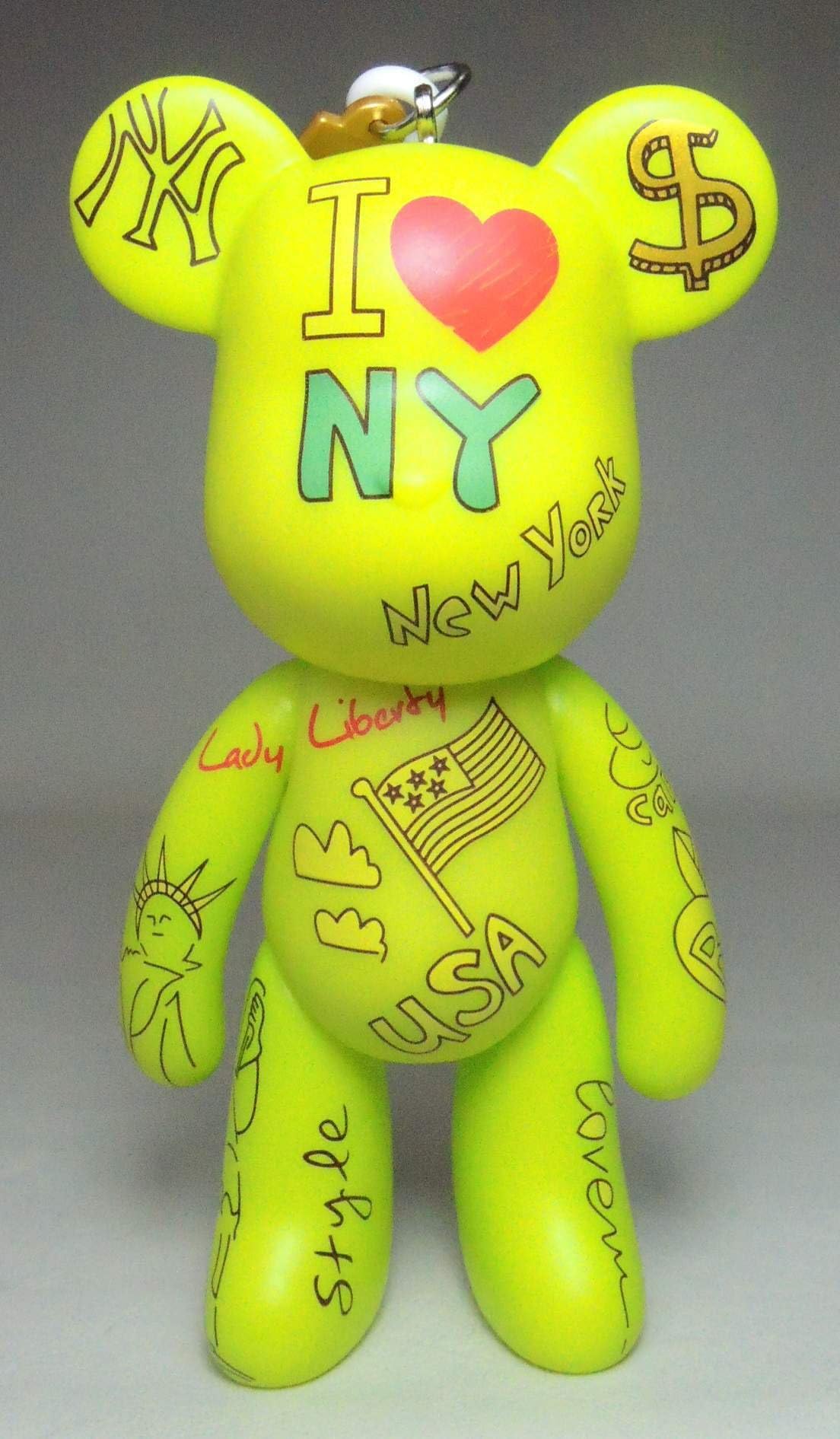 Popobe 5 inch I Love New York Bear (keychain)