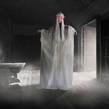 H*d様 GRIM /FACTORY RITUAL (WHITE VINYL)2 Haunted Hill Farm 3.93-ft Freestanding Moaning Lighted Ghost