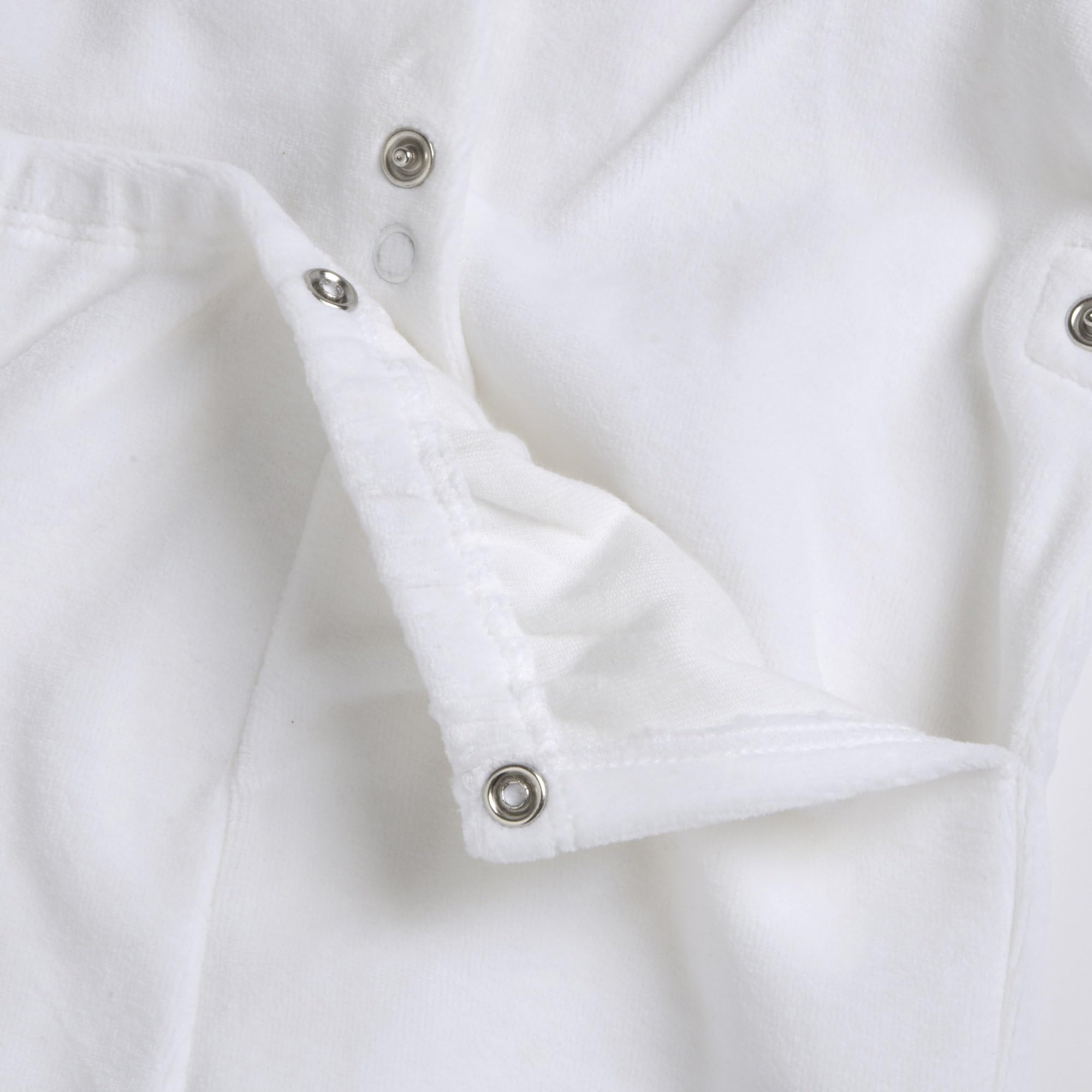 Chicco En Douce Velours, avec Ouverture Pratique À L'entrejambe 261 Grenouillères Bébé garçon (lot de 1)