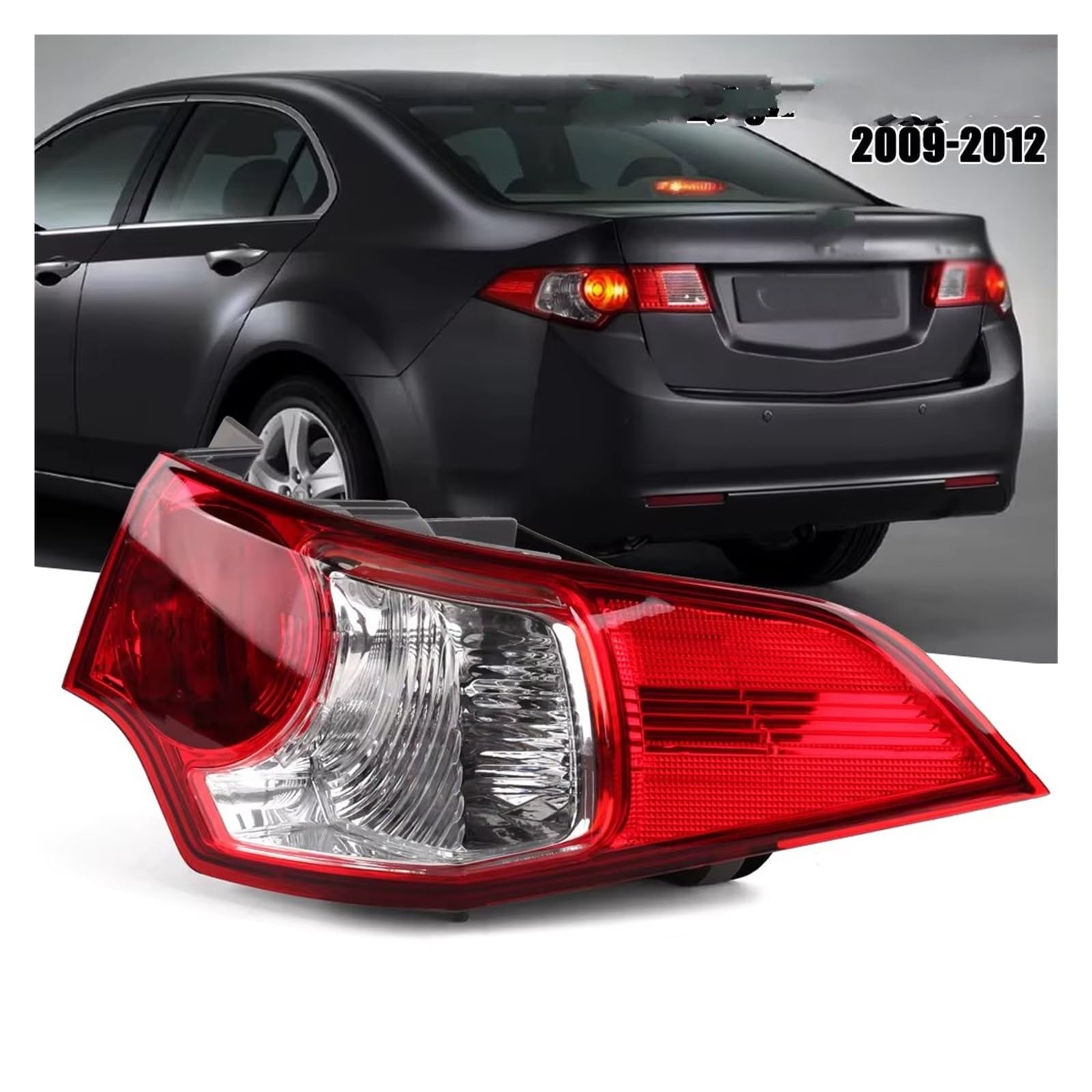 Faros traseros Para Spirior para Accord Euro 2009 2010 2011 2012 lámpara trasera izquierda/derecha luz de freno con Kit luces traseras(Medial-R)