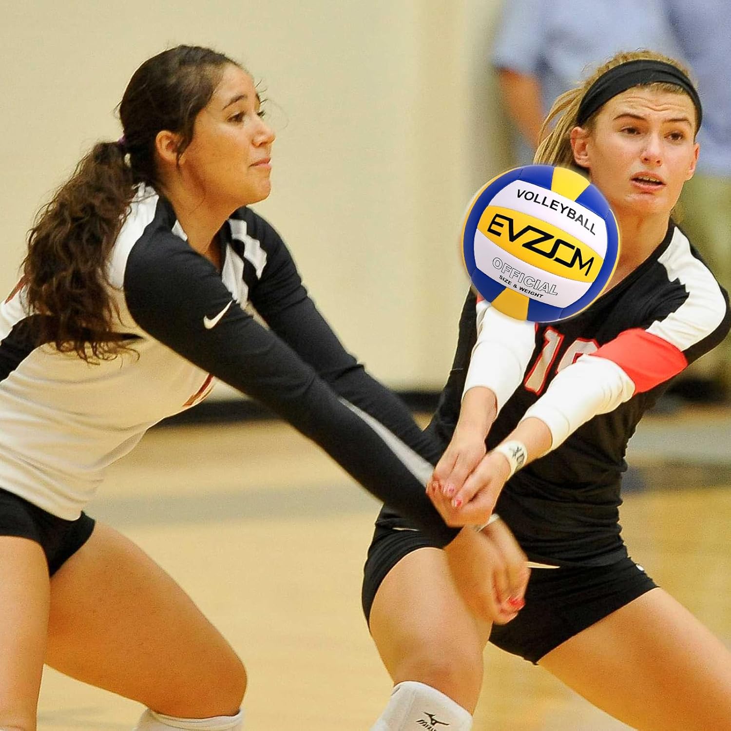 EVZOM Super Soft Volleyball Beach Volleyball Official Size 5 for Outdoor/Indoor/Pool/Gym/Training Premium Volleyball Equipment（Blue） : Sports & Outdoors