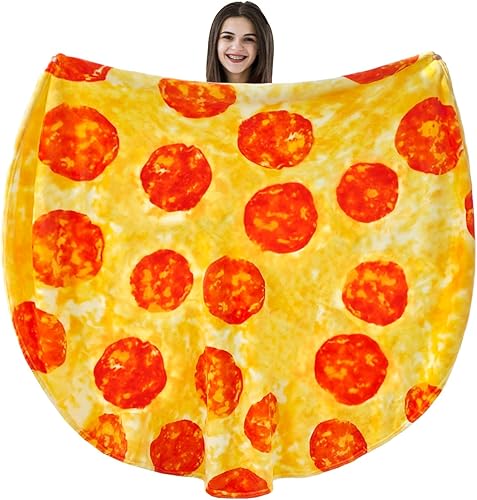 Miniatura 10 de Vessia Manta gigante de galletas (marrón), manta divertida y realista de comida para adultos y niños, manta gigante de 300 GSM con galletas de