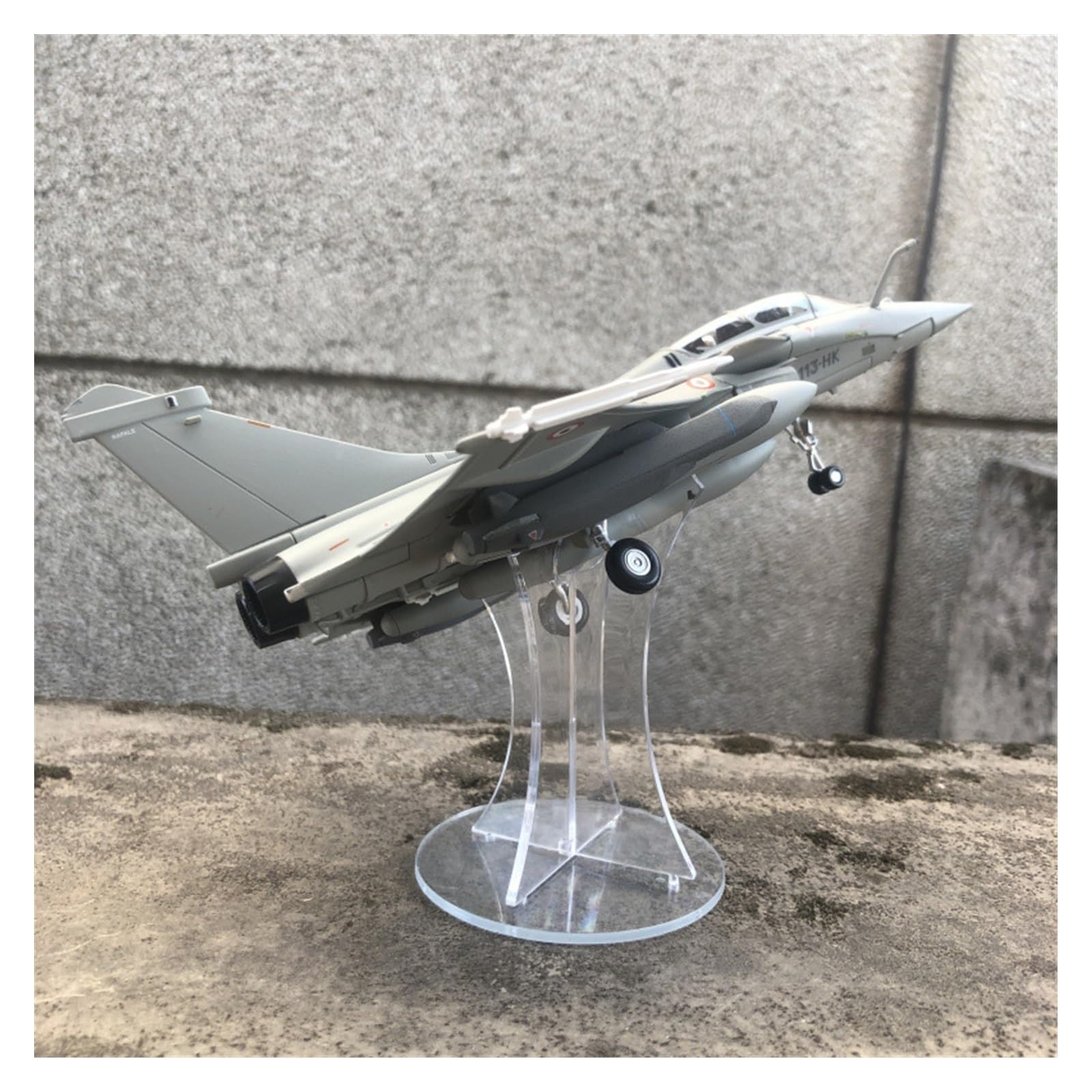 CLMJHG Model samolotu Irplane Model samolotu Zabawkowy model samolotu Diecast w skali 1/72 Francuski Francja Dassault Rafale C Myśliwiec Siły Powietrzne Metalowa zabawka Samolot Model samolotu ze