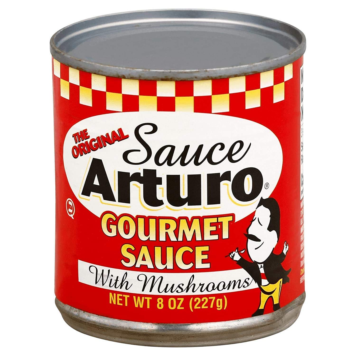 Arturo Original Gourmet Sauce with Mushrooms, 8-Ounce Cans (Pack of 6)