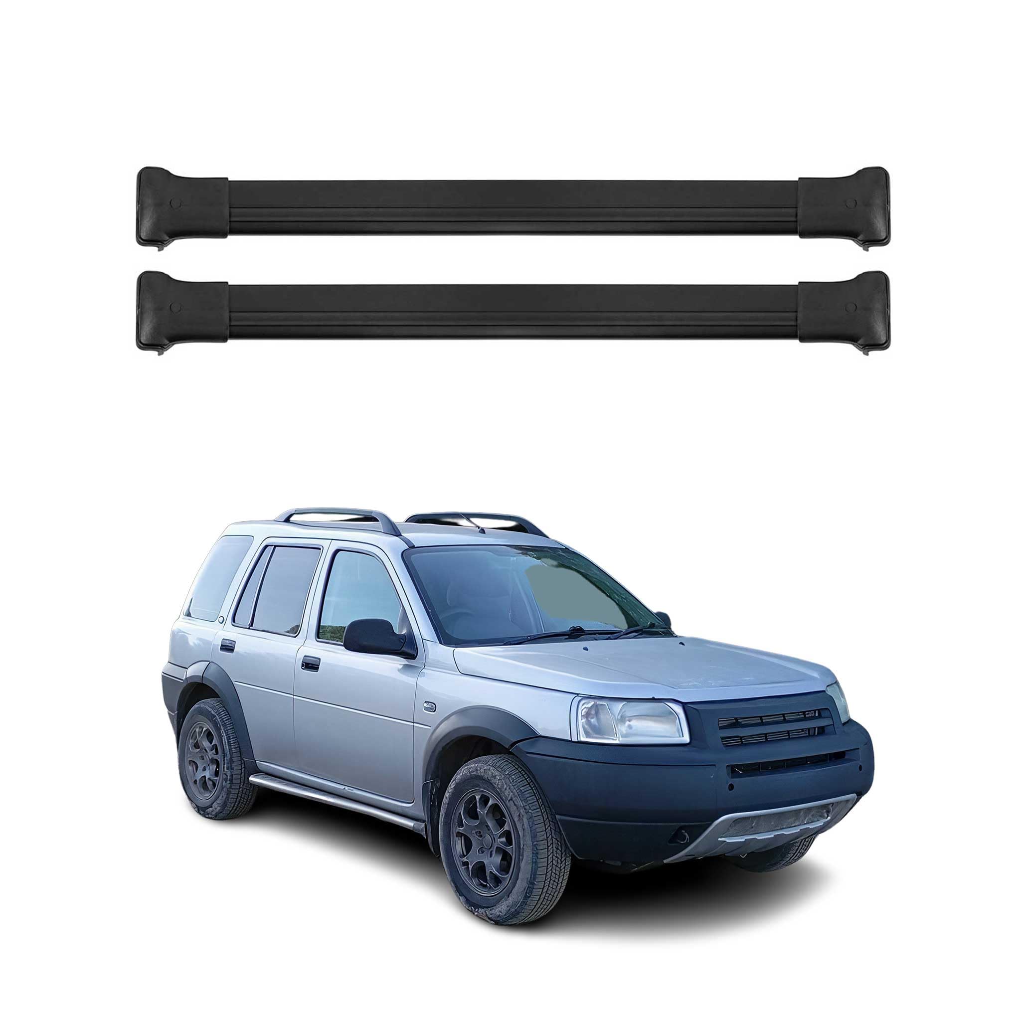 OMAC Barre Portatutto Trasversali in Alluminio per Land Rover Freelander I L314 1998-2006 – TÜV/DIN 75302