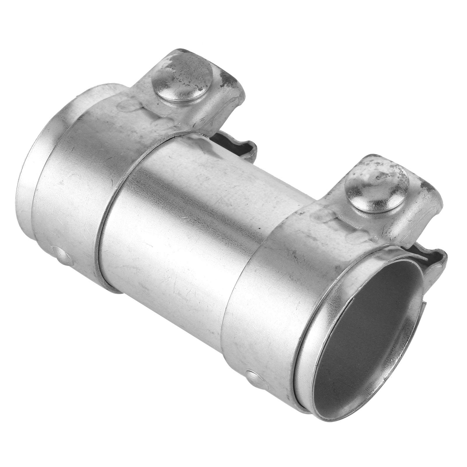 Morsetto per Tubo Marmitta per Auto, Connettore per Tubo Marmitta di Scarico Giunto per Manicotto a Doppio Morsetto Accessorio per Automobile da 2 Pollici/51 Mm