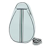 PASONOMI Tennis Bag, Canvas Badminton Bag with Adjustable Shoulder Strap for Women Men Hold Tennis Racket Badminton Racquet Accessories