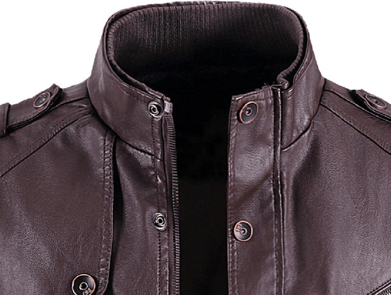 Mens Retro Faux Pu Leather Coat Vintage Long Trench Overcoat Classic Motorcycle Biker Jacket Windbreaker