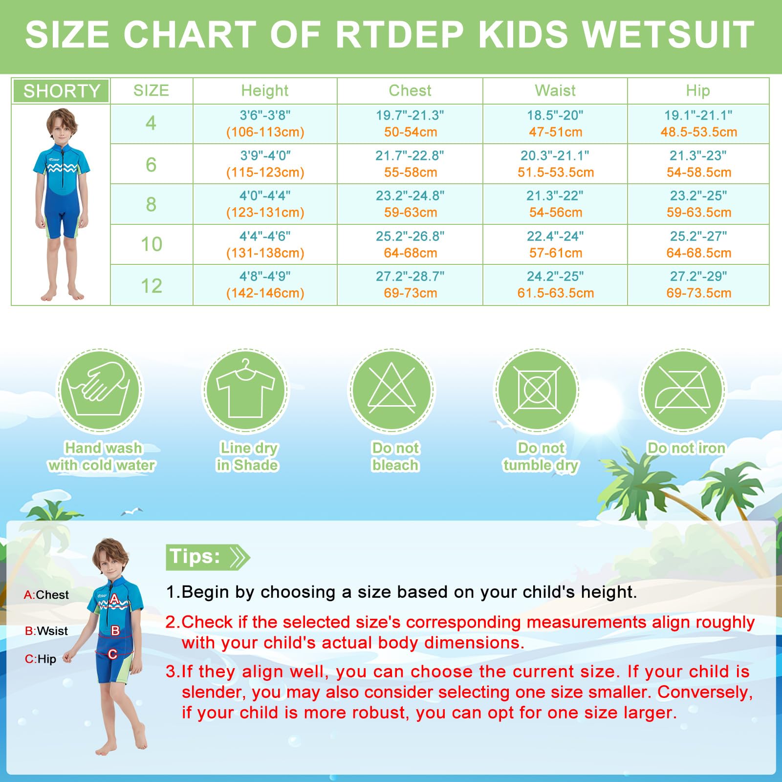 Muta Bambino,Muta di 2 mm in Neoprene Premium per Ragazzi e Ragazze,Costume Termico con Cerniera Frontale per Lezioni di Nuoto Surf Snorkeling Immersioni SUP