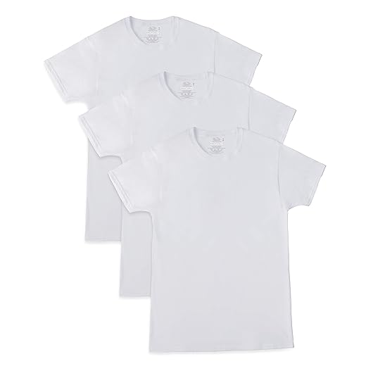 Fruit of the Loom Men's Cooling Undershirts, Quick Dry & Moisture Wicking