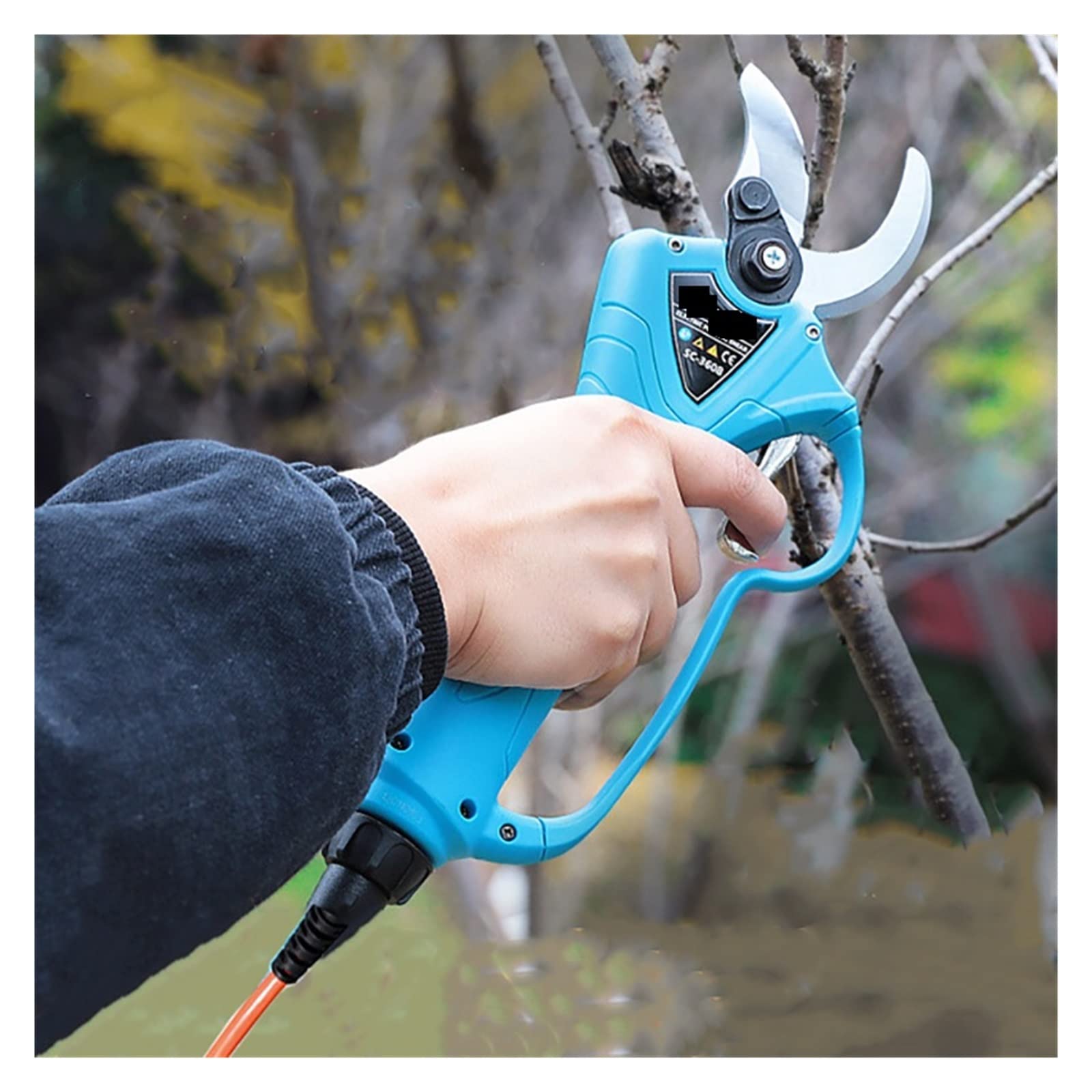 Cesoie da potatura Progressive agli ioni di Litio 36V 4Ah Forbici efficienti Bonsai Rami di Alberi elettrici Attrezzi da Giardino SC-3608 4CM
