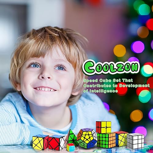 Miniatura 5 de Juego de cubos mágicos, paquete de 9 unidades, Pirámide Piraminx + 2 x 2 + 3 x 3 + 4 x 4 + Megaminx + Espejo + Mini 3 x 3 + Skewb + Fenghuolun,