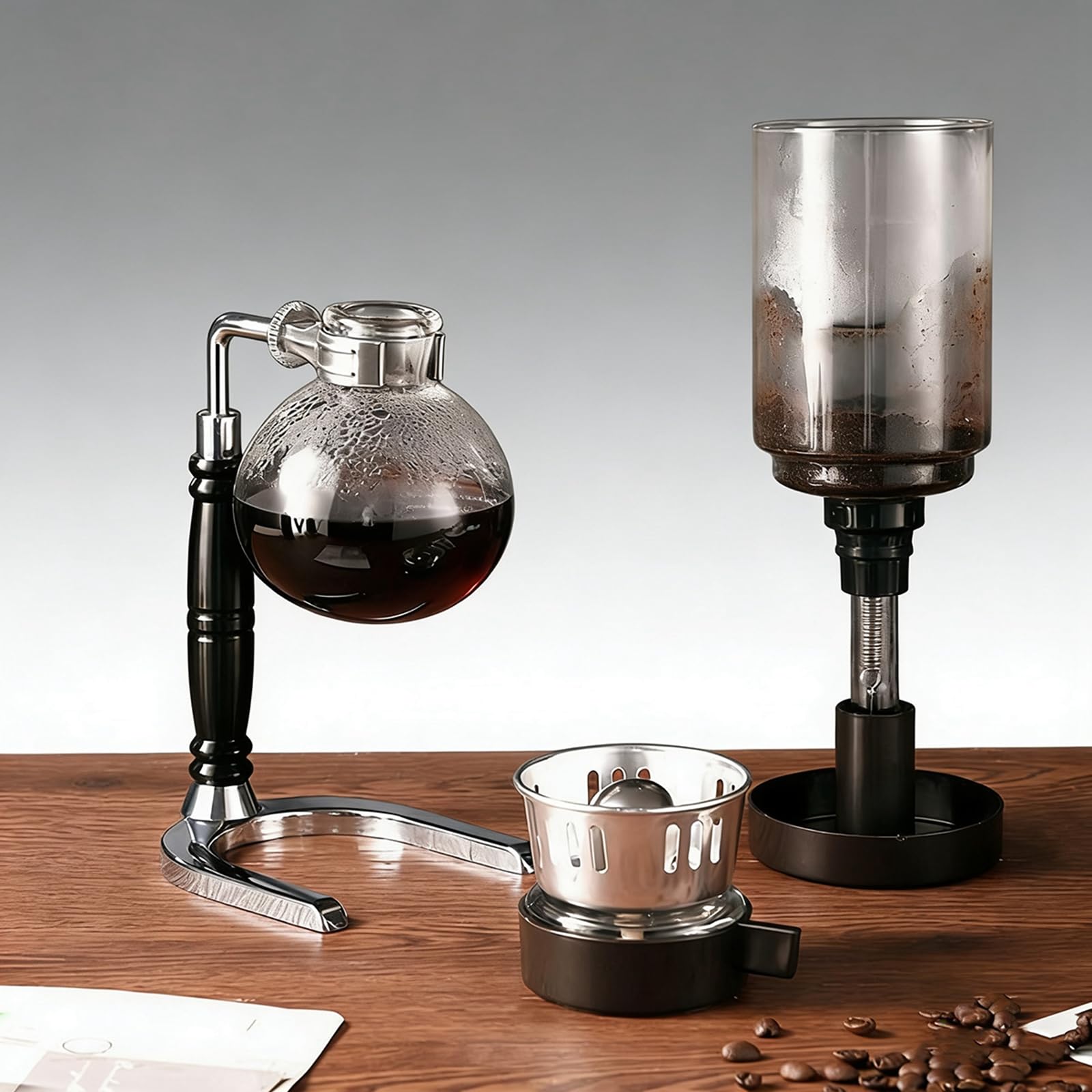 Siphon Kaffeebereiter 5 Tassen - Japanischer Vakuum-Siphonbrauer