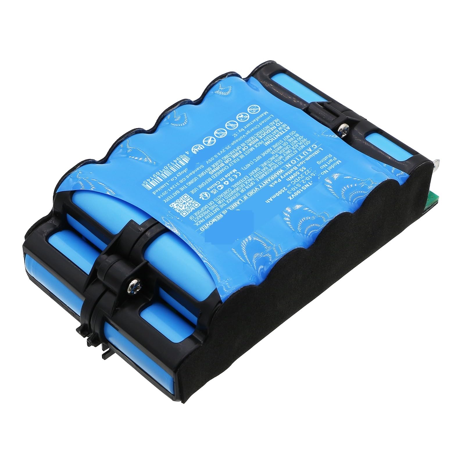 Paquete de batería de Repuesto, Compatible con aspiradora Tineco Floor One S10, Floor One S10-01, Floor One S10-03 S10-2, S10-3 2500mAh / 55,50Wh