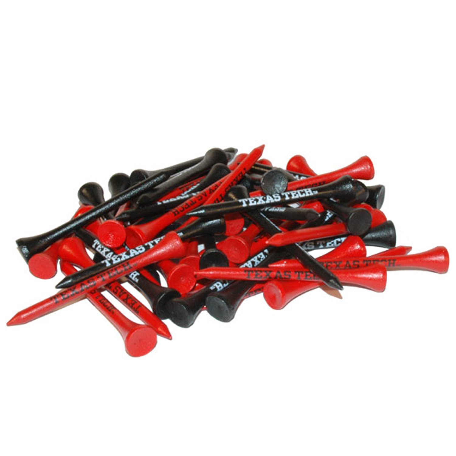 Team GolfNCAA 2-3/4" Golf Tees, 50 Pack, Regulation Size, Multi Team Colors