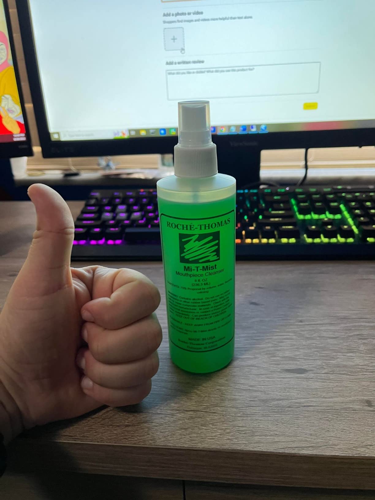 2014 Roche Thomas Roche Thomas MiTMist Mouthpiece Cleanser, 8 oz. N / A Health