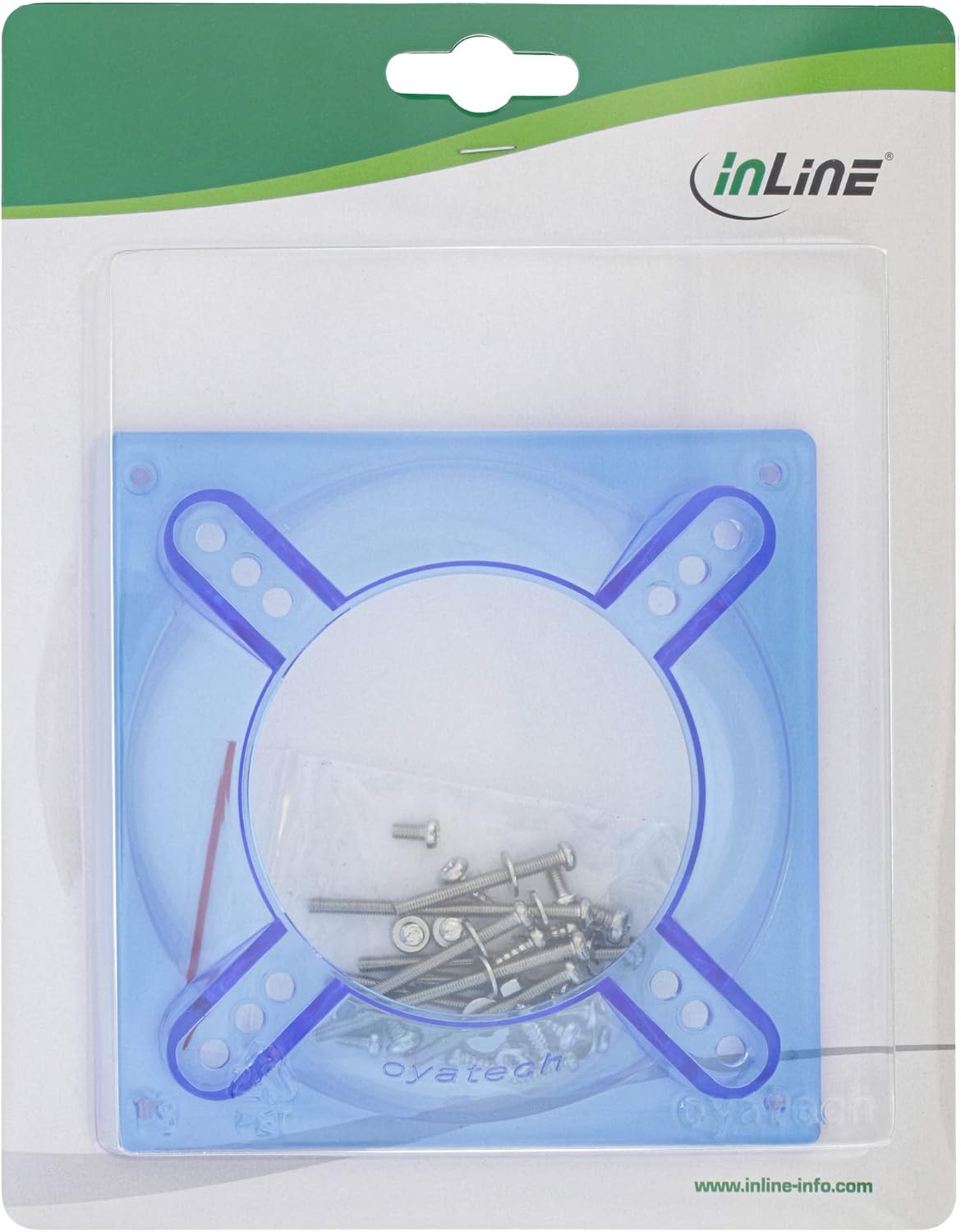 InLine 120mm to 70/80/90mm CPU Cooling Fan Adapter Acrylic
