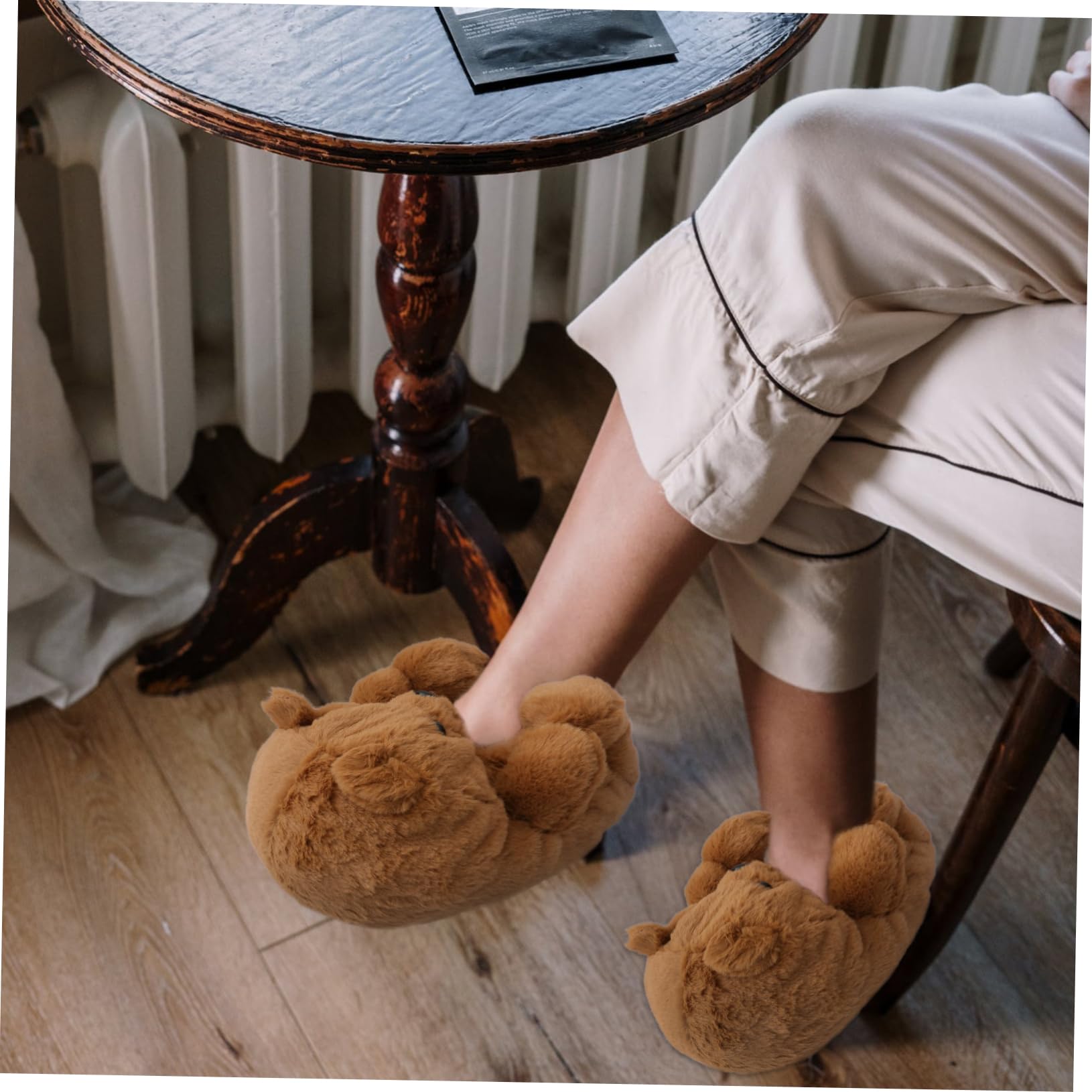 Pantofole a Forma Di Orsacchiotto Pantofola Di Peluche Dei Cartoni Animati Pantofola Domestica Pantofole Da Per Donna Dell'orso Del Fumetto Rosa