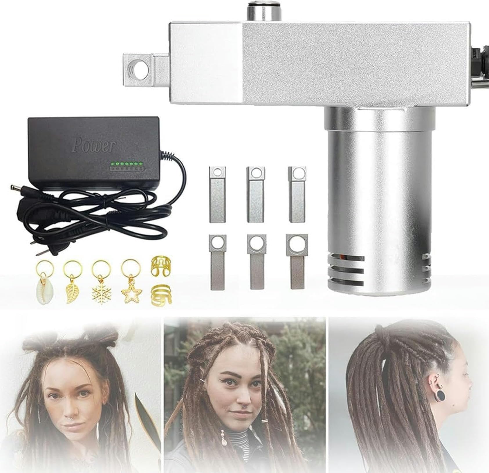 Machine électrique pour dreadlocks au crochet à tressage rapide