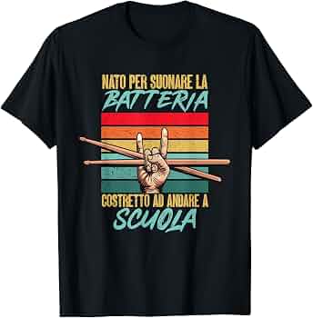 Maglietta Batterista - Regalo Per Musicisti, Design Tamburi - Foto 7